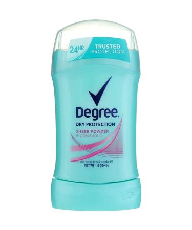 Degree Women Anti-Perspirant & Deodorant Invisible Solid - Sheer Powder 1.6 oz (Pack of 9) | Long-Lasting Odor Protection - International Shipping Available - Buy Online on GoSupps.com