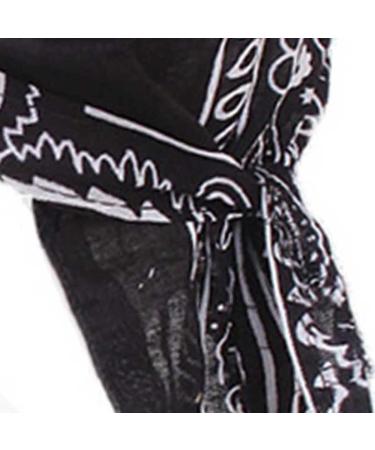YBSHIN Super Absorbent Black Skull Caps - Pack of 4 | Motorcycle Head Wraps for Men and Women - Buy Online on GoSupps.com