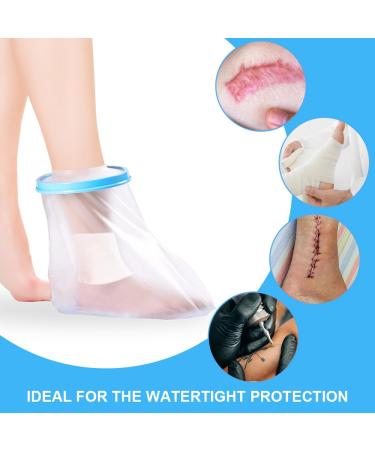 Casenly Waterproof Shower Foot Protector - Slide-Resistant Reusable Plaster Protection for Adults Keeps Wounds Dry - Buy Online on GoSupps.com