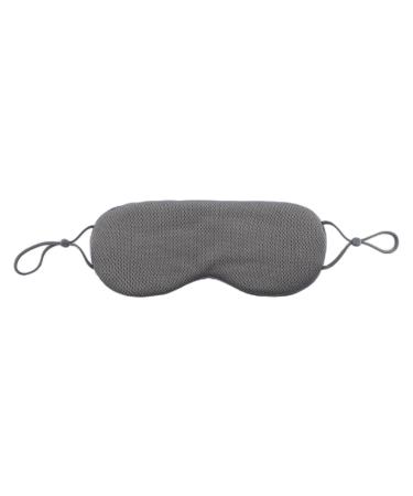 Multifunctional Eye Cover Lightweight Blindfold Sleep Cover with Nose Pad and Elastic Straps for Kids Women Men Adjustable Ear Strap No Odor Solid Color Sleep Cover for Sleeping Grey