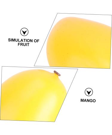 Zerodeko 3pcs Fake Fruit Fruit Model Model Simulated Fruit Creative Playthings Decor for Kitchen Fruit Ornament Fruit Desk Decorations Fruit Toys Creative Toys Mango Ornaments - Buy Online on GoSupps.com