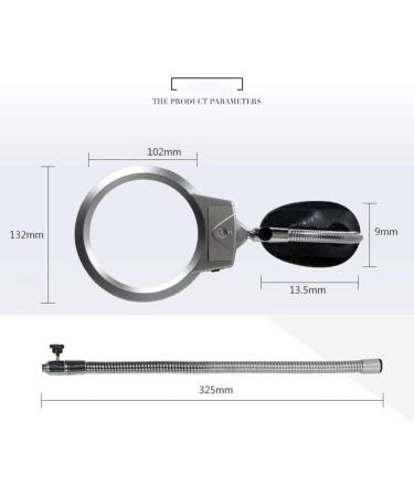 Professional ES Vision aids Led Light Desktop Adjustable Handheld 2.25x 5X Hd Optical Glasses Lens Reading Maps Crafts Identification Mobile Phone Len Full of Stars - Buy Online on GoSupps.com