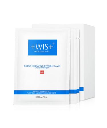 WIS Intensive Hydrating Facial Mask Smoothing Face Sheet Mask 24 Pack Deep Moisturizing with Hyaluronic Acid Oil Control Shrink Pores Firming Anti-aging with Collagen Gifts for Women and Men 24 Packs