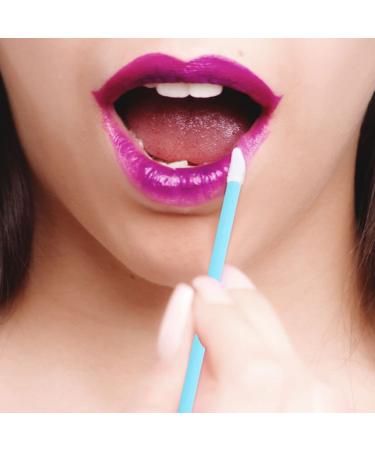 200pcs Lipstick Applicator Lip Brush Kit - High-Quality Makeup Tool - 9X0.4CM Blue for Flawless Application - Buy Online on GoSupps.com