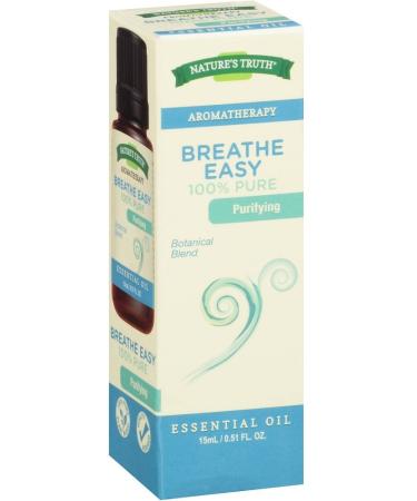 Nature's Truth Essential Oil Breathe Easy 0.51 oz (Pack of 4)