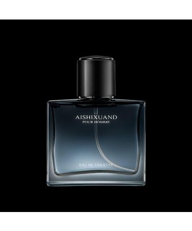 Men's Perfume Natural Spray Masculine Scent Wonderful Fragrance Gift Parfum for Daily Use Long Term Light Perfume Blue 50ML 1.69 Fl Oz (Pack of 1) Grey