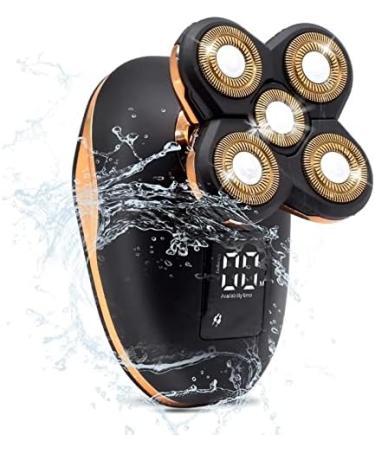 Multifunctional Electric Head Shaver for Bald Men | 5 in 1 Waterproof Grooming Kit - 4D Floating Razor & Clipper - Buy Online on GoSupps.com