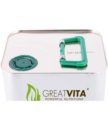  GREAT VITA GreatVita Extra Virgin Olive Oil Cold-Pressed 6 Litres Fruity Olive Oil with Exquisite Aromas in a Bottle Premium Quality - Buy Online on GoSupps.com