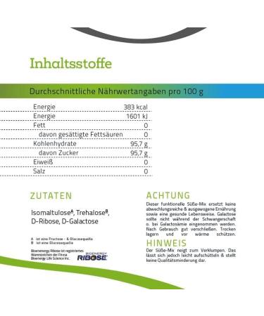NuPrevento sports sugar mixture Competition - Sugar mixture for maximum physical and mental performance (1000g bag) - Buy Online on GoSupps.com
