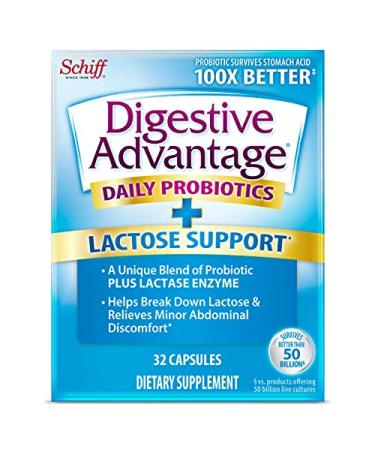 Digestive Advantage Lactose Defense Capsules (32 Count in A Box) - Helps Breaks Down Lactose & Defend Against Digestive Upset* Supports Digestive & Immune Health* (Pack of 11) 1 Count (Pack of 11)