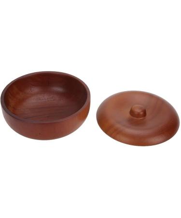 Pongna's Durable Wooden Shaving Brush Bowl | Large Ceramic Shaving Soap Cup for Men | Premium Razor Cup for Manual Shaving - Buy Online on GoSupps.com
