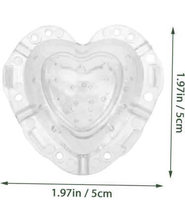 EXCEART 4pcs Heart Strawberry Mold Clear Fruit Vegetable Grow Shaping Melon Accessory Heart-shaped - Buy Online on GoSupps.com