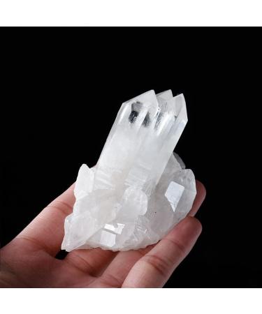 Home Decoration Natural Beautiful White Crystal Cluster Clear Quartz Raw Ore Crystals Point Specimen Home Decor Crafts Ornaments Stones Crystal (Size : 60-70g) - Buy Online on GoSupps.com