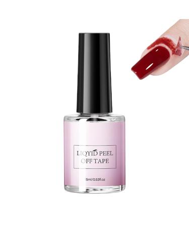 Peelable Base Coat | Peelable Gel Nail Polish - 15ml Quick Drying Manicure for Home Salon Wedding Everyday Use Easy Removal