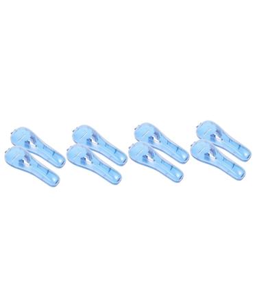 Minkissy 8 STK razor storage box Servant-based razor Bart Razor Etui For manual razor steripoden Saucer Fall Travel case for razor universal sleeve travel bluex4stk 16.5x6cmx4pcs