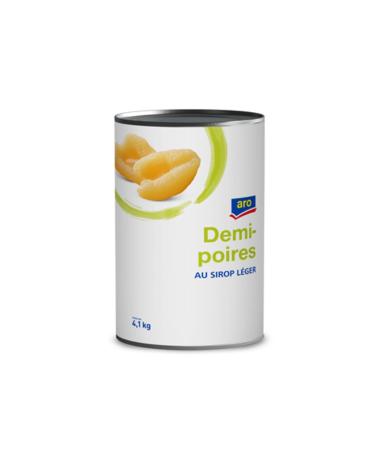 aro Demi-poires in sirop léger boîte 5/1-4,1 kg