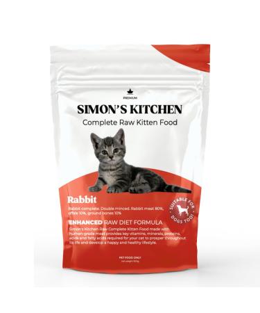 Premium Raw Cat Food (500g x 3) (Kitten Rabbit)
