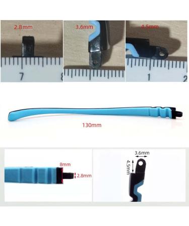 VekkEr Silicone Glasses Temples for Kids Universal Replacement Accessories 1 Pair Blue - Buy Online on GoSupps.com