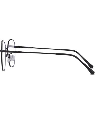 ADEWU Round Anti Blue Light Glasses - Computer & Gaming Eye Protection for Men & Women - Prescription-Free Black Frames - Buy Online on GoSupps.com