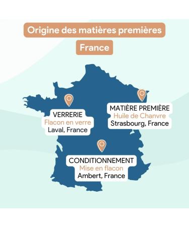 Hemp oil | 100% hemp seeds | Hemp oil | High quality and efficacy | Packaged in France - Buy Online on GoSupps.com