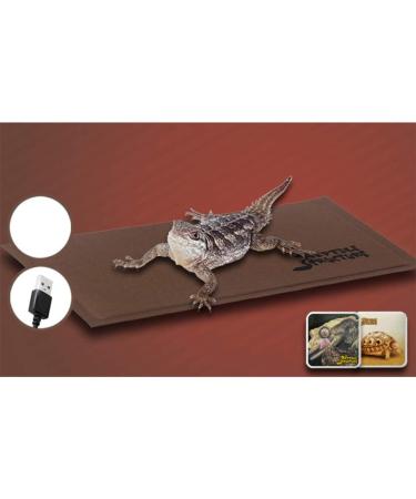 Balacoo USB Reptile Heating Pad Warmer Mat for Turtle Lizard - Coffee | Under Tank Heater - Buy Online on GoSupps.com