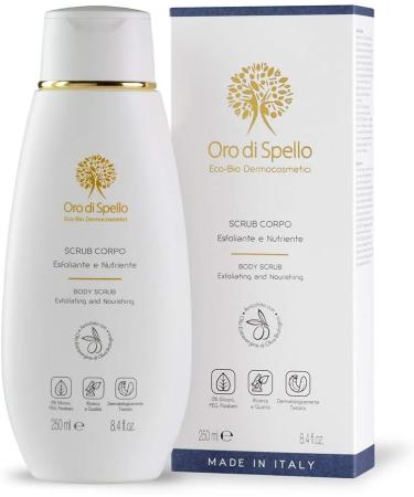  oro di spello Scrub Organic Olive Kernel Body Exfoliating and Nourishing 1 Box of 250 ml - Buy Online on GoSupps.com