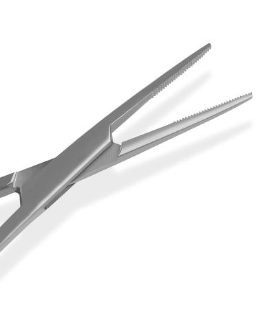 Durable 4-Piece Straight Hemostat Set - High Quality Stainless Steel - Autoclavable - Precision Tips - Serrated Jaws - Three Locking Positions - 3.5 5 6.25 8 - 4 Pcs - Buy Online on GoSupps.com