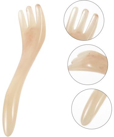 Tovinanna Kratzkamm Head Massage Brush for Tension Relief | Sleek Hair Scalp Massager 14.5x3cm - Alleviate Headaches & Relax - Buy Online on GoSupps.com