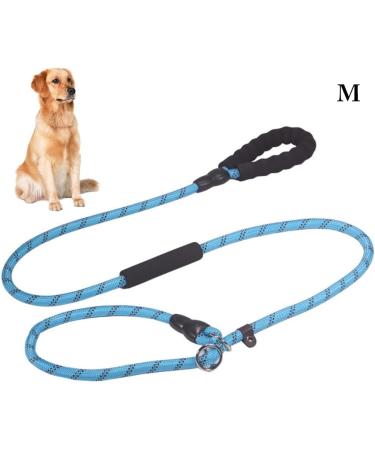 yeesport Dog Leash Nylon 5.9ft - Heavy Duty Nonslip Outside Outdoor Running Jogging Padded Handle Puppy Training Leash Blue M - Buy Online on GoSupps.com