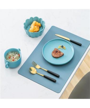 Blue Tableware Western Food Platter Steak Knife and Fork Plate Placemat Napkin Combination Set Kitchenware As shown A - Buy Online on GoSupps.com