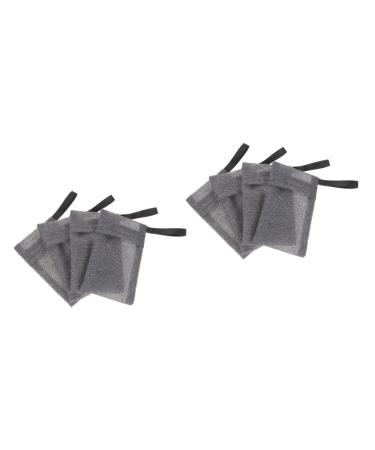 Baluue 8 Pcs Soap Soap for Soap Bars Bathing Soap Foam Pocket Grey Nylon Fiber