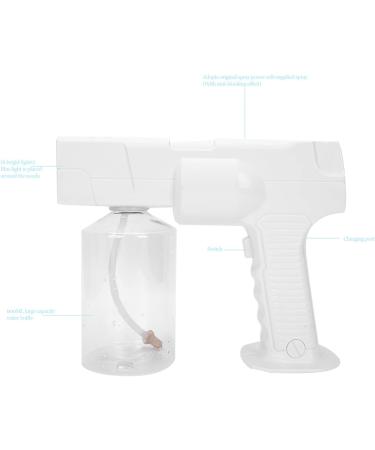 Kcabrtet USB Charging Blue Light Nanometer Spray Gun Handheld Hair Care Moisturizing Sprayer Rapid Mist Output Multifunction Water Spray Gun Intelligently 600ml - Buy Online on GoSupps.com