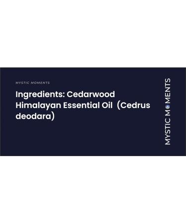 Mystic Moments Cedarwood Himalaya Essential Oil 5kg - Pure & Natural for Diffusers Aromatherapy & Vegan Massage Mixtures - GVO-Free - Buy Online on GoSupps.com