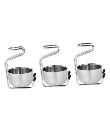 Angoily 3st Razor brushwood holder for brush stand Handwasier product brush holder Friend presents stands made of stainless steel glass bottle of mounted brush holder manual bowl bowl