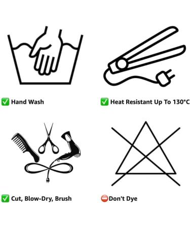 CAISHA 22 Heat-Resistant Synthetic Fiber Straight Black Ponytail Extension - PH501 Black #1 - Buy Online on GoSupps.com