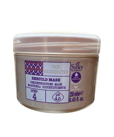 pH Regulating Rebuild Mask - Fragrant Hair Mask for Damaged Hair - Deep Conditioning Hair Mask for Rich & Soft Texture STEP 4 REBUILD MASK REGENERATING MASK 250ml/8.45oz Beige
