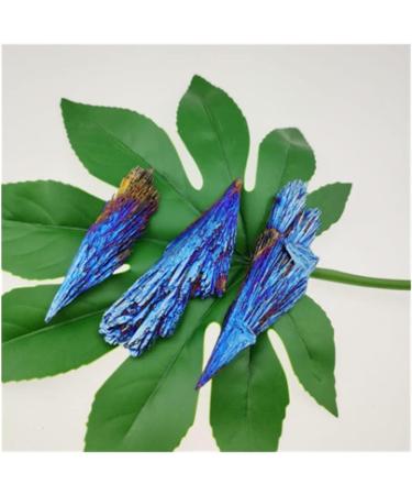 Natural Black Tourmaline Rough Stone Electroplated Blue Crystal Minerals Home Goods Randomly send 1 Piece - Buy Online on GoSupps.com