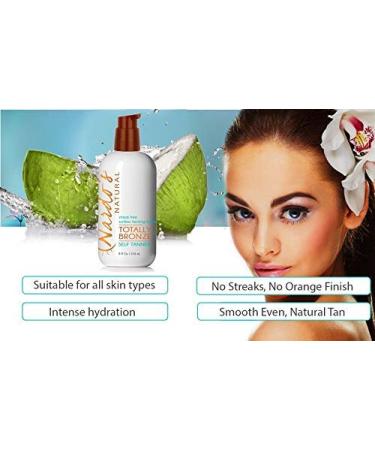 Nardo's Natural Self Tanner - Shark Tank Approved | All-Natural Tanning Lotion & Extender | Indoor Bronzer Accelerator | Year-Round Sunless Spray Tan | 8oz - Buy Online on GoSupps.com
