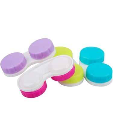 KISEER 36 Pack Colorful Cute Contact Lens Case Bulk - Storage Kit (4 Colors) - Buy Online on GoSupps.com