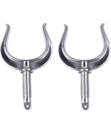 Marinebaby 316 Stainless Steel Boat Oarlock Rowlock Set - 2PCS | Ideal for Small Boats, Canoes, Dinghies, and Lifeboats - Buy Online on GoSupps.com
