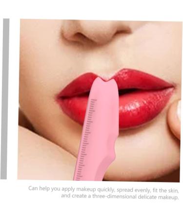 Beatifufu 2pcs Silicone Beauty Ruler Silicone Eyeliner Aid Small Bag Insert for Handbags Make up Orthotics 15.00X4.15X0.50CM Pink-1 - Buy Online on GoSupps.com