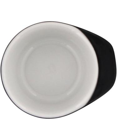 Premium Black Porcelain Shaving Bowl - Aurawerk Shaving Soap Dish for Effortless Shaving - Buy Online on GoSupps.com