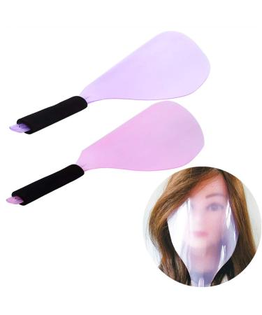 2Pcs Professional Anti-Slip Hair Salon Hairspray Mask - Hairdresser Styling Tools for Face & Eye Protection - Perfect for Haircuts, Makeup, and Coloring (Random Color) - Buy Online on GoSupps.com