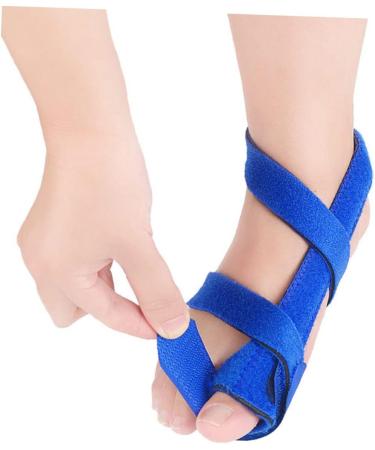 CLISPEED Toe Separator Set - 4pcs Thumb Brace & Hallux Toe Splitter for Foot Care | Blue Cloth Stretcher Toe Strap for Health - 59x12cmx4pcs - Buy Online on GoSupps.com