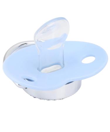 Bling Pacifier - Ultra Soft Rhinestone Crown Baby Pacifier | Portable & Safe with Chain Clip - Soothes Baby - Blue - Buy Online on GoSupps.com