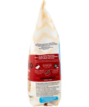 Armando La Mezza Penna Rigata bronze drawn pasta 100 Italian pasta 500 g + Italian gourmet Polpa di Pomodoro 400 g can - Buy Online on GoSupps.com