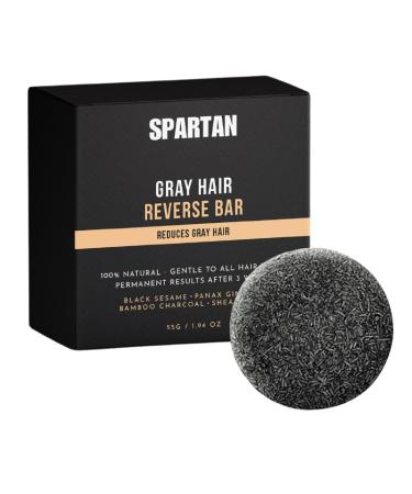 SPARTAN - Gray Hair Reverse Bar to Prevent Grays Restore Hair Color For Stronger and Smoother Hair