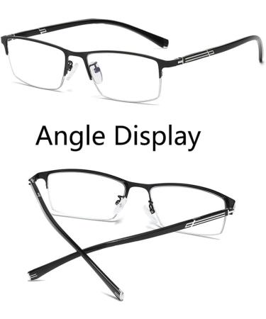 Dibako Transition Photochrome Reading Glasses - Progressive Multifocal Unisex Anti-Blue Light Half Frame (+2.00) - Buy Online on GoSupps.com