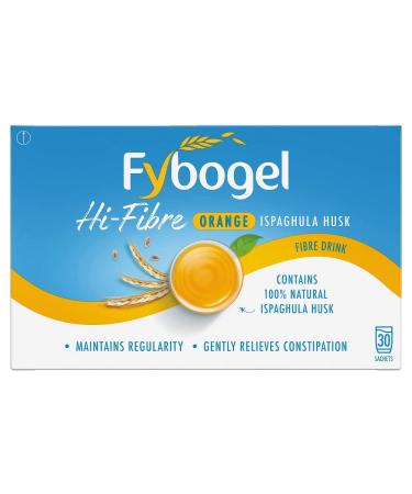Fybogel Hi Fibre Orange Constipation Relief 30 Sachets - Buy Online on GoSupps.com
