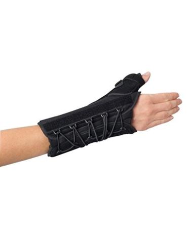 ProCare 79-87490 Quick-Fit WTO Wrist/Thumb Support Splint  Left  Universal  Black